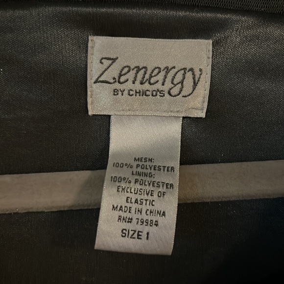 CHICO'S ZENERGY SEQUIN SWEATER SIZE 1 - Picture 3 of 5